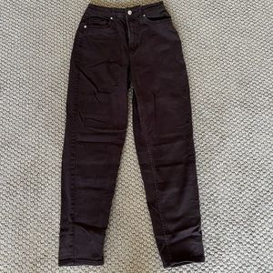 H & M brown mom jeans | size 4 | NEVER WORN
